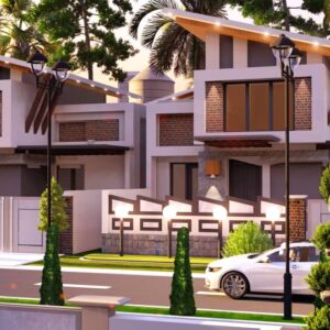 Alternative view of Fully Detached Penthouse Plot - Paris Luxury Home Phase 2, Pyakasa, Abuja.